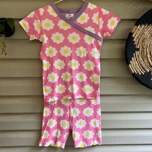 Hanna Andersson Flower Print Pajama Set, 10